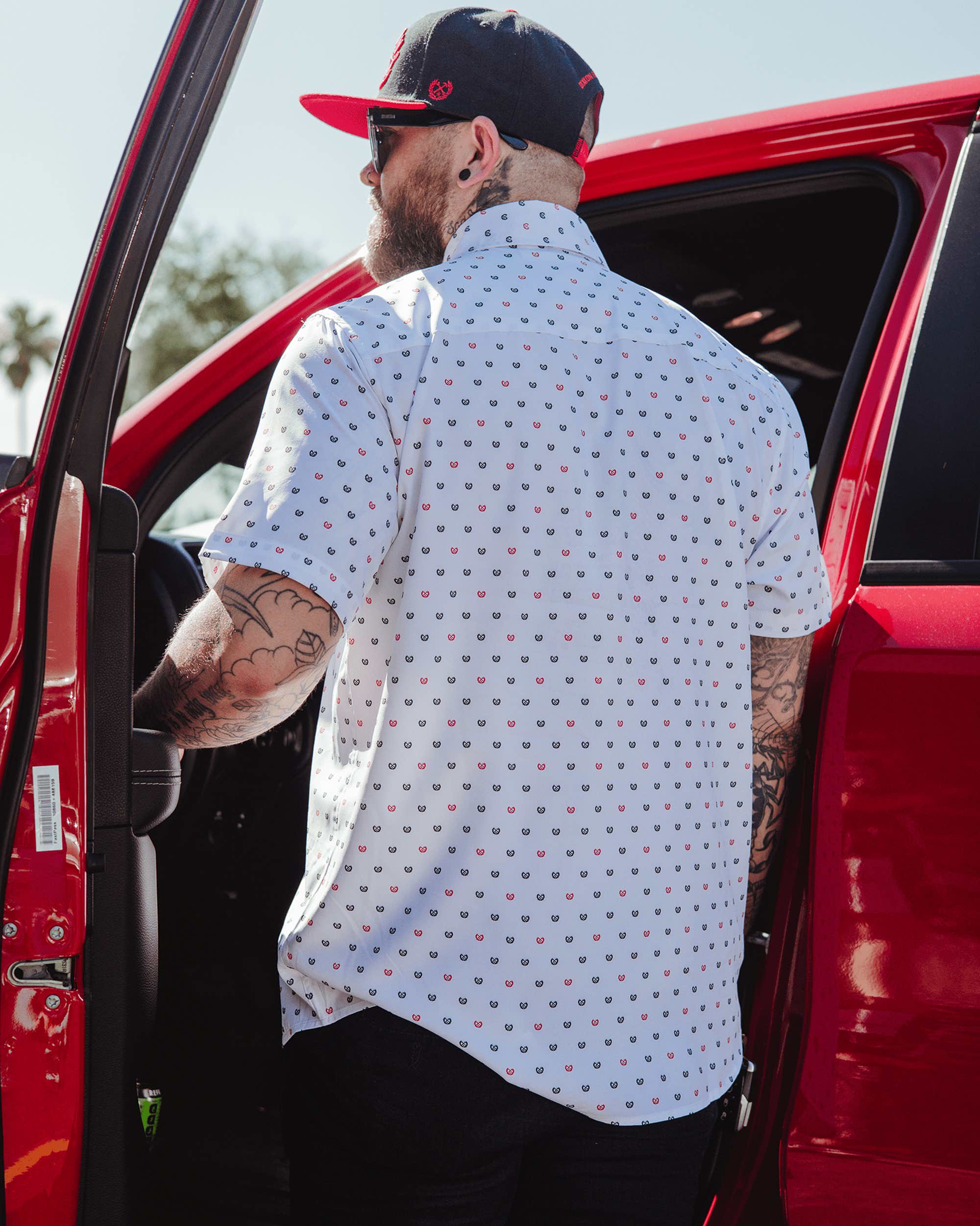 Men's Brochacho Party Shirt - White