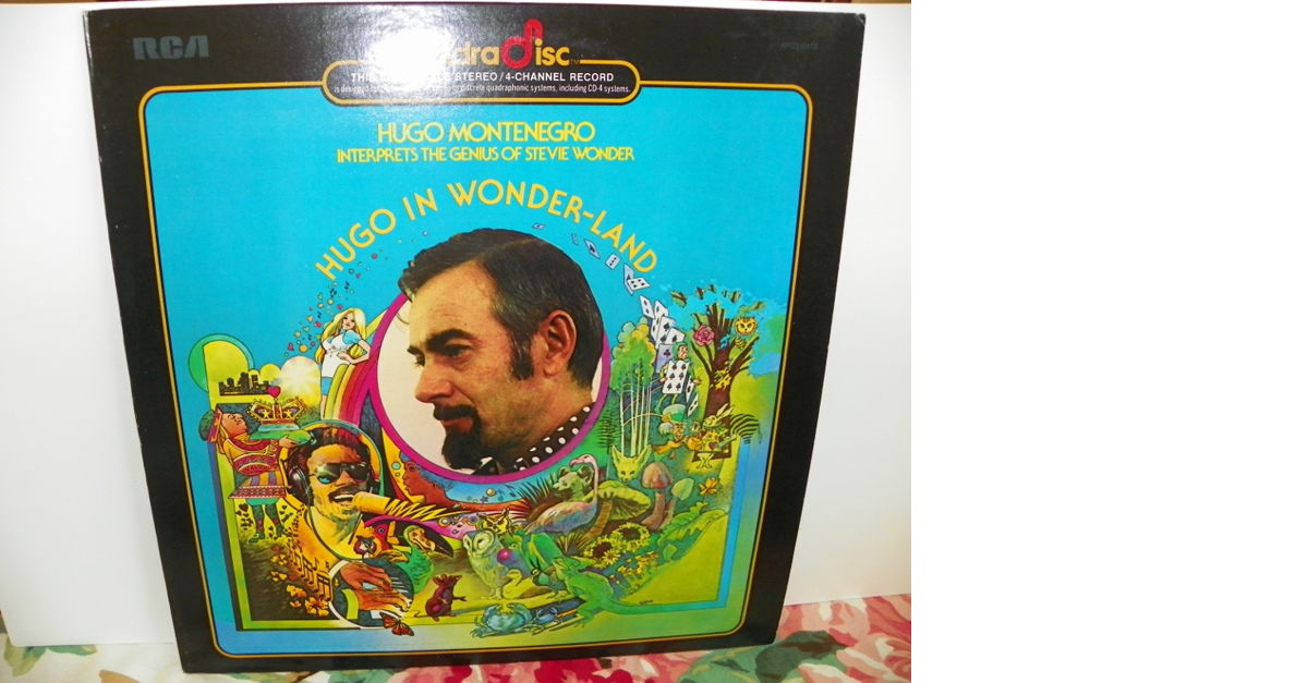 HUGO MONTENEGRO Hugo In Wonder-Land (1974) QUADRADISC LP in