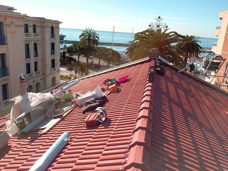 Réfection de la couverture de la Chapelle Saint-Laurent à Menton — photo 9 sur 10 — CEG TOITURE