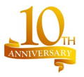 10th anniversary logo