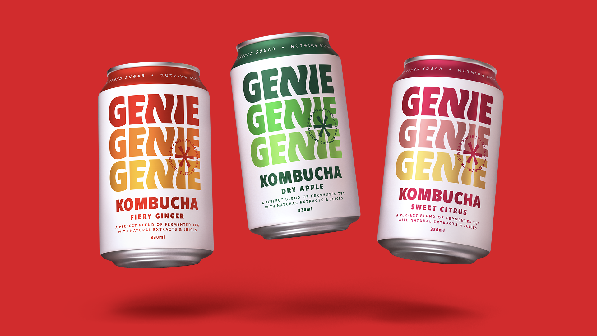 Genie Drinks Gets the Full Rebrand Courtesy of Bulletproof