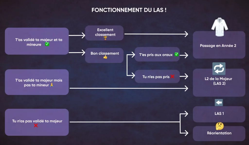 la réforme PASS LAS fonctionnement LAS