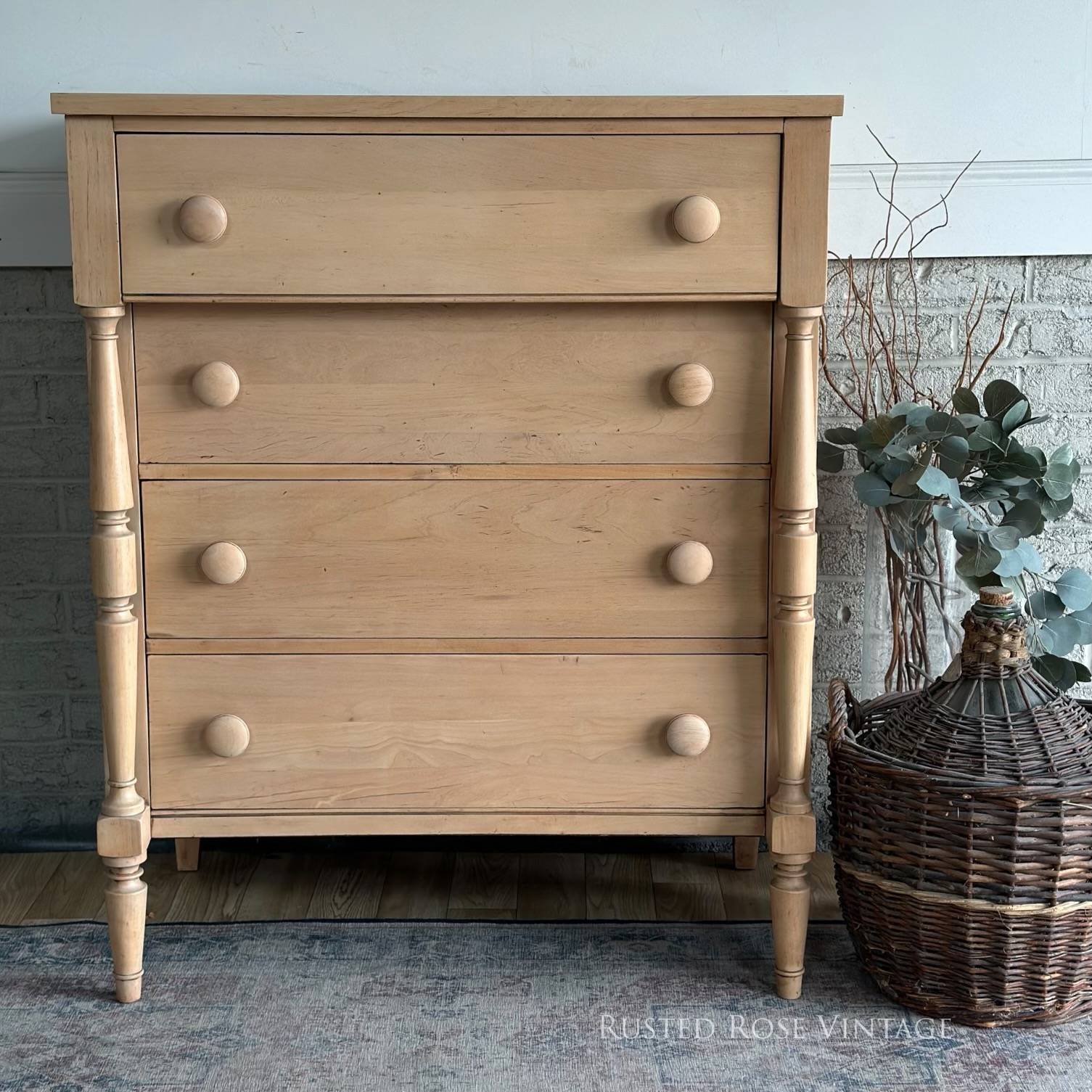 Natural wood dresser for sale