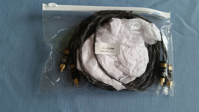 Thales interconnect cables RCA to RCA 3.0 Meters Interc...
