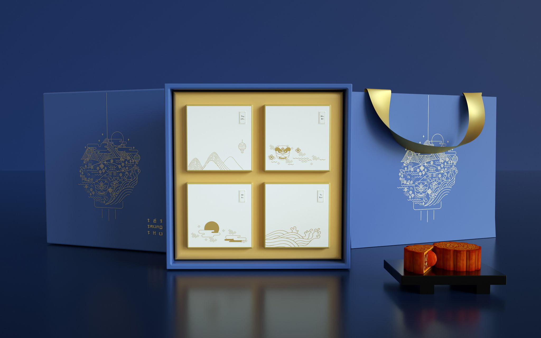 Hermès - Mooncake  Packaging design, Creative calendar, Web design websites
