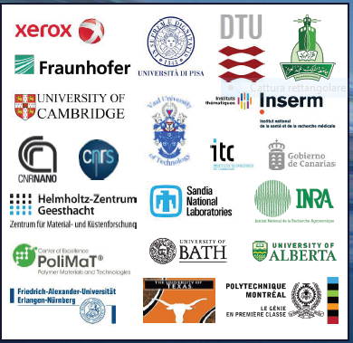some of our partners: xerox, university of Cambridge, University of Alberta, PoliMat, University of Cambridge