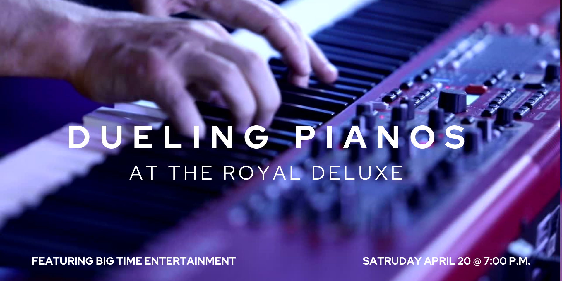 Dueling Pianos at the Royal Deluxe promotional image