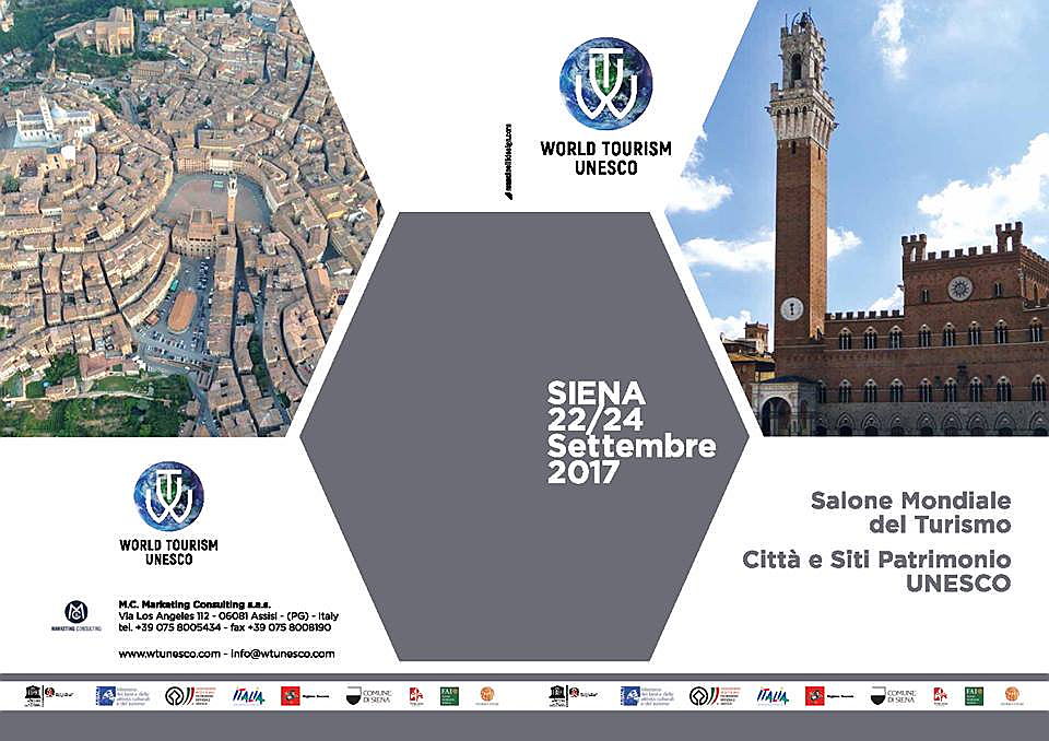  Siena (SI) ITA
- world tourism event 2017 siena - salone mondiale del turismo per città e siti patrimonio dell'unesco, evento imperdibile