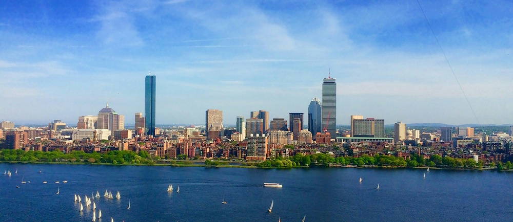 Downtown boston panorama