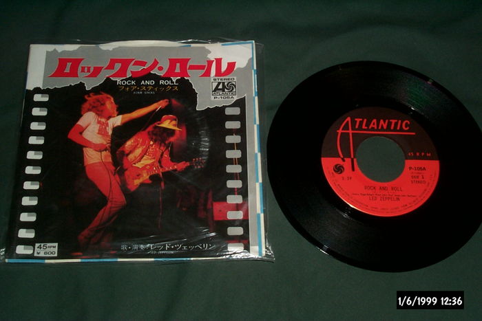 Led Zeppelin - Rock And Roll/Four Sticks Japan 45 With ...