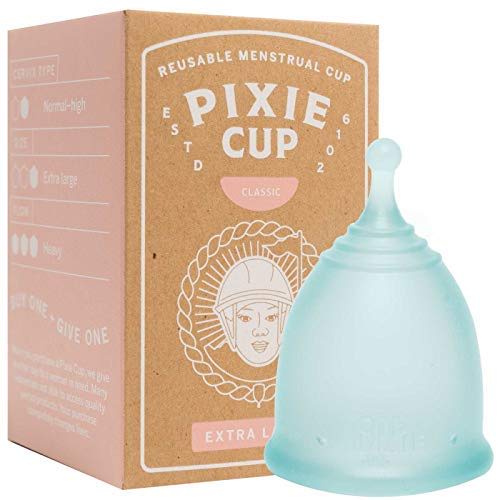 Cora Menstrual Period Cup vs Pixie Cup Menstrual Cup Slant