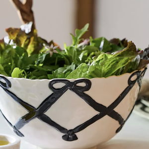 Benedita Bow Ceramic Stoneware Serve Bowl