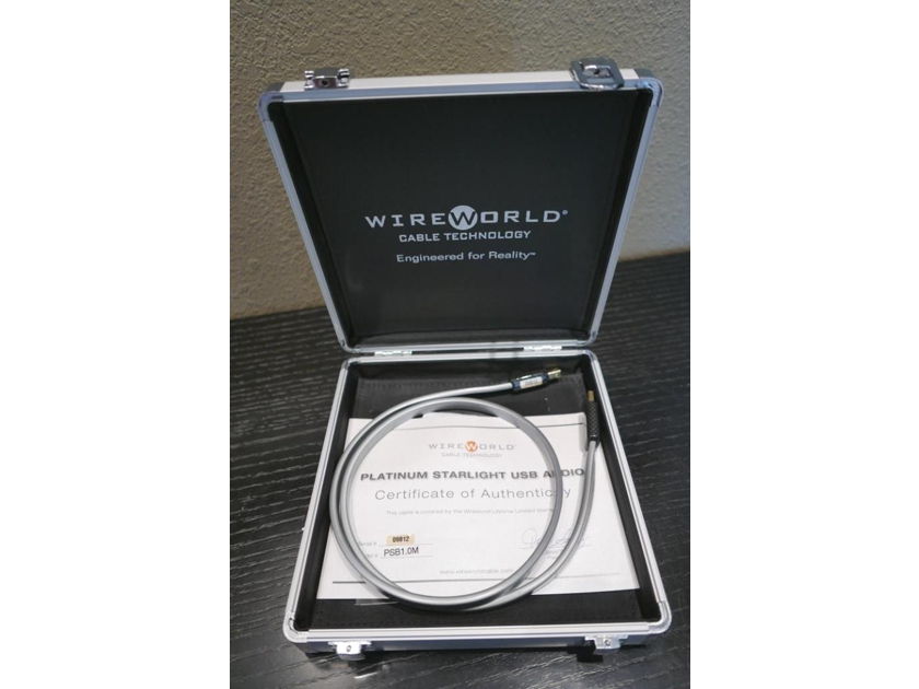 Wireworld Platinum Starlight 7 USB 2.0 (A to B) 1m Excellent