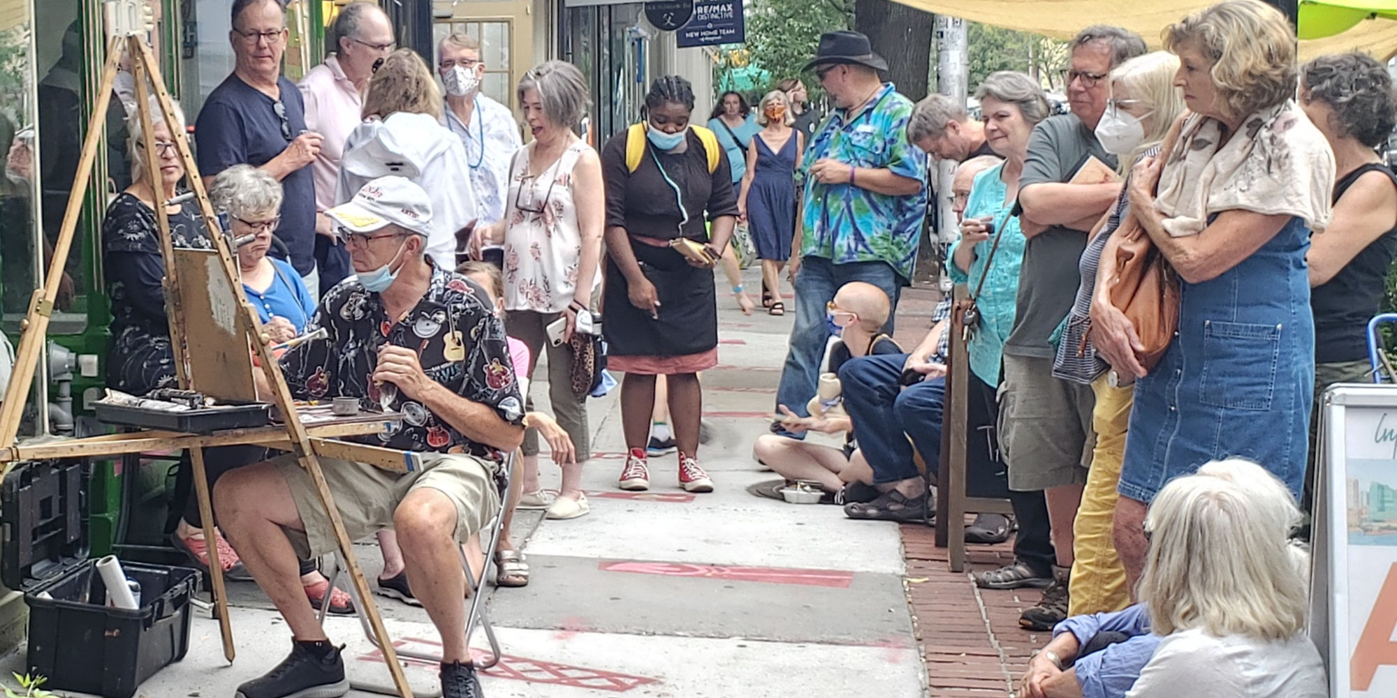 Crystal Moll Gallery presents Federal Hill Paint Out & Sidewalk Sale promotional image