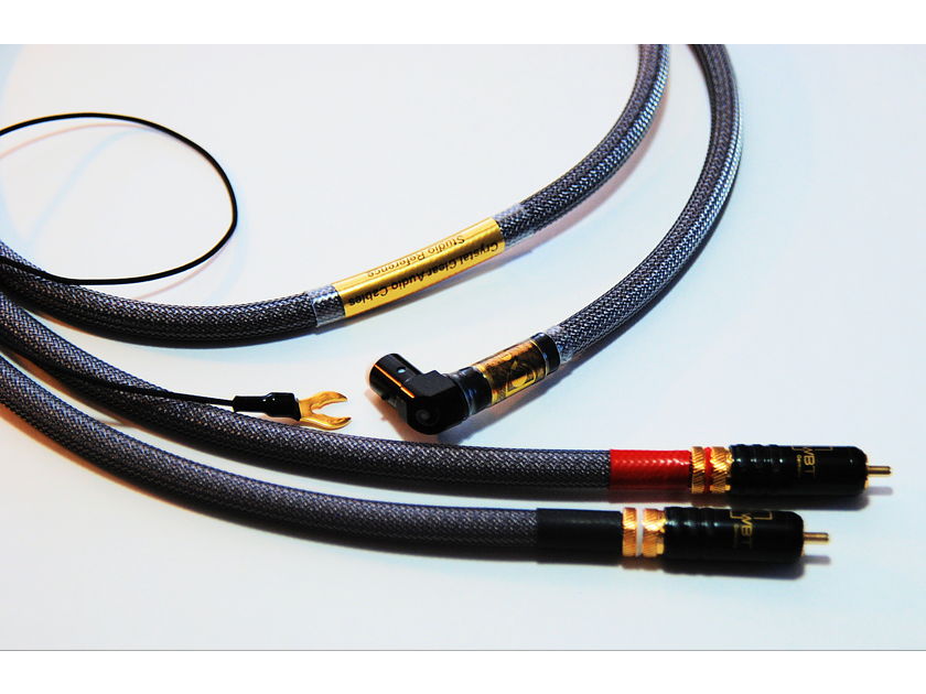 Crystal Clear Audio The New "STUDIO REFERENCE SERIES" 1.5m Phono cable