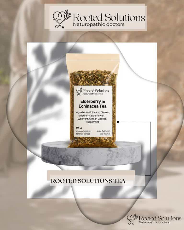 Elderberry & Echinacea Tea – Immune Boost & Seasonal Defense Blend