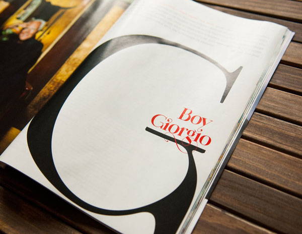 Paris Pro Typeface in GQ magazine