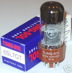 Tung Sol 6SL7/6SN7, 6SL7GT/6SN7GT pre-amp tube reissue,...