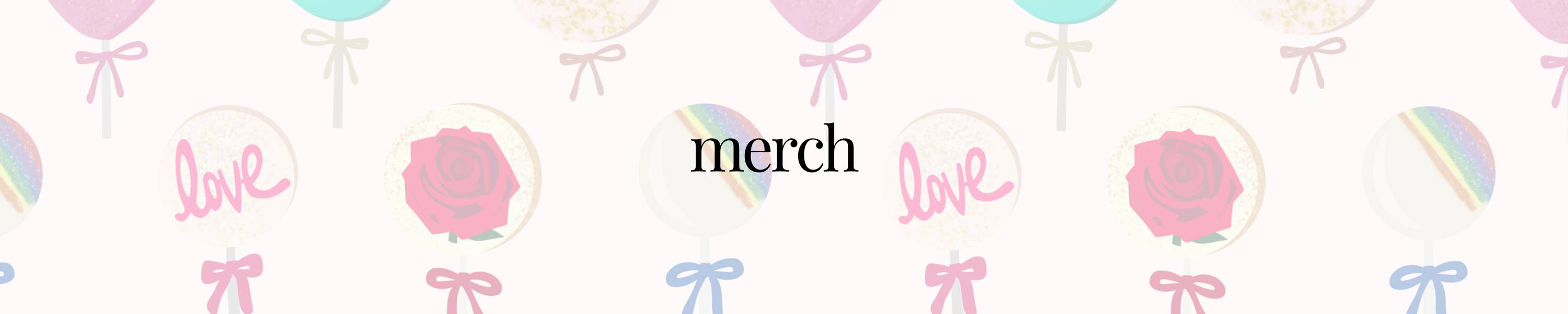 Sparkle lollipop earrings, candy-themed enamel pins, and sweet merchandise from Sweet Caroline Confections.