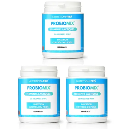 Probiomix - Probiotiques en gélules - Lot de 3