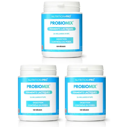 Probiomix - Probiotiques En Gélules - Lot De 3