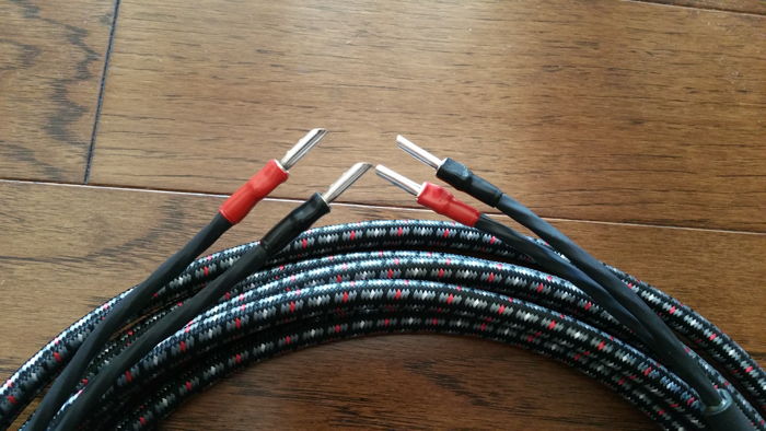 AudioQuest CV-8 Premium Speaker Cables (10 ft pair, sil...
