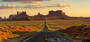 Route 66 Self-Guided Motorcycle Tour - New Mexico Loop near Rio Rancho, NM