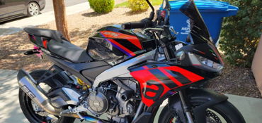 2023 APRILIA TUONO 660 FACTORY motorcycle for rent near Henderson, NV