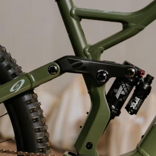 Focus on an electric bike