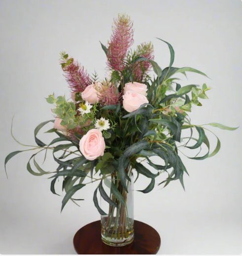 Large Native Arrangement in Pinks, Set in Water - Realistic Artificial Flowers - Image 2