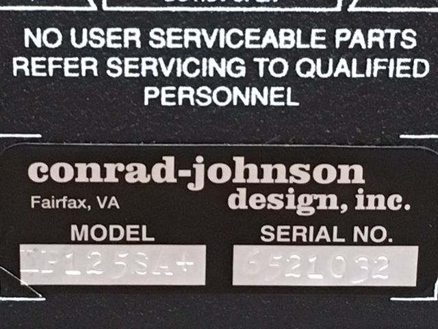 Conrad Johnson LP-125SA+ Like new with warranty PRICE D... 4