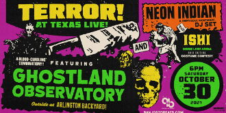 Terror at Texas Live!  promotional image