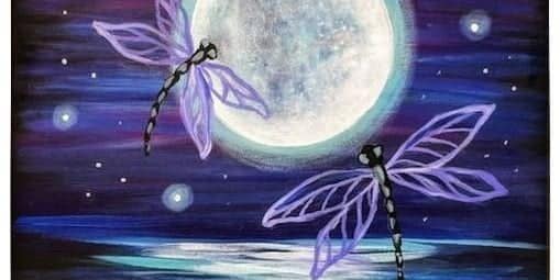 Midnight Dragonflies  - Painting Class promotional image