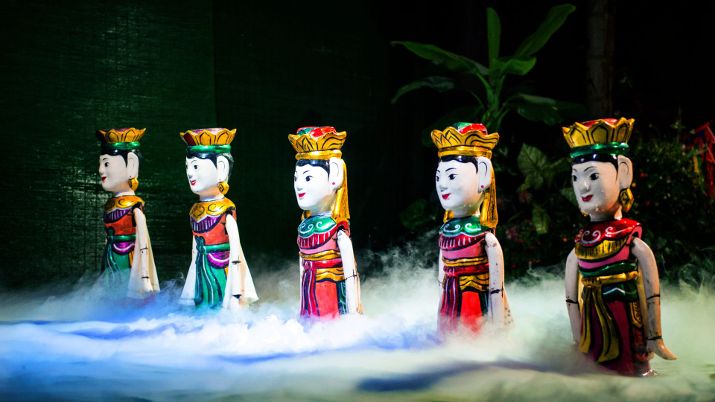 Water puppetry in Vietnam is a traditional art form that originated in the Red River Delta around the 10th century