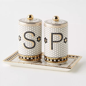 Bistro Tile Salt & Pepper Shakers