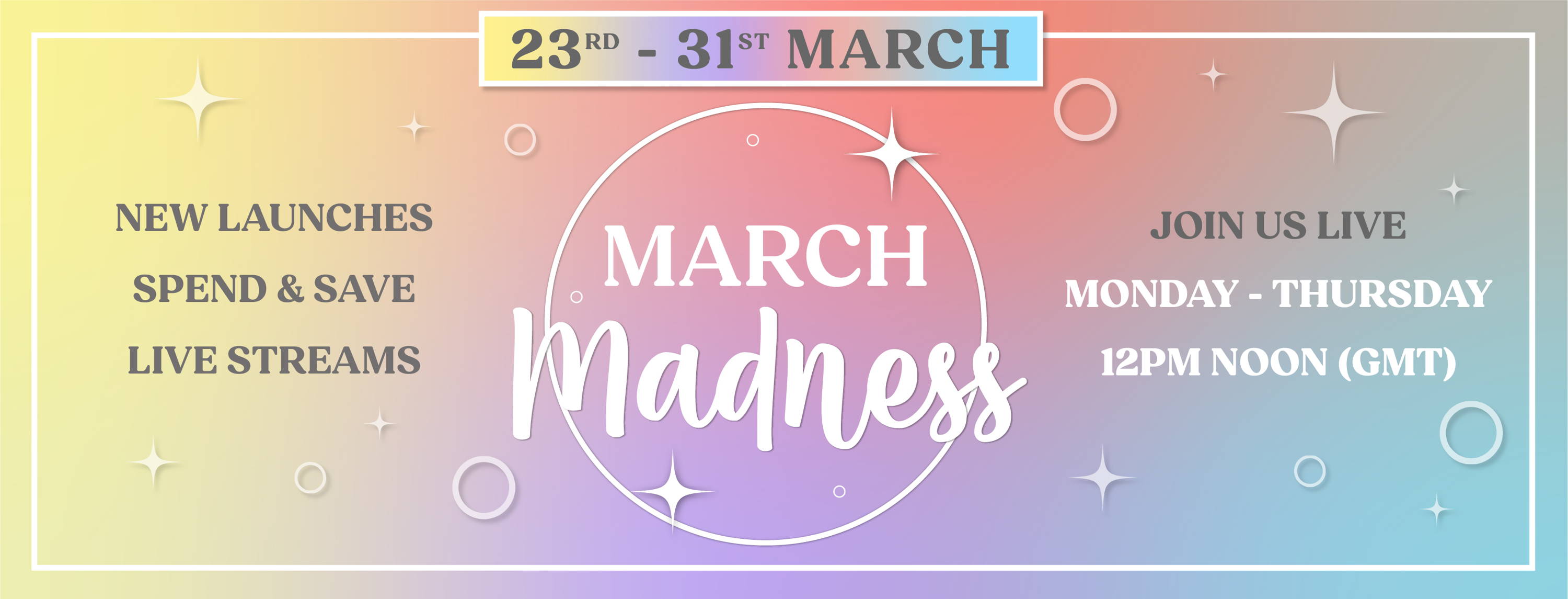March Madness Sale Banner
