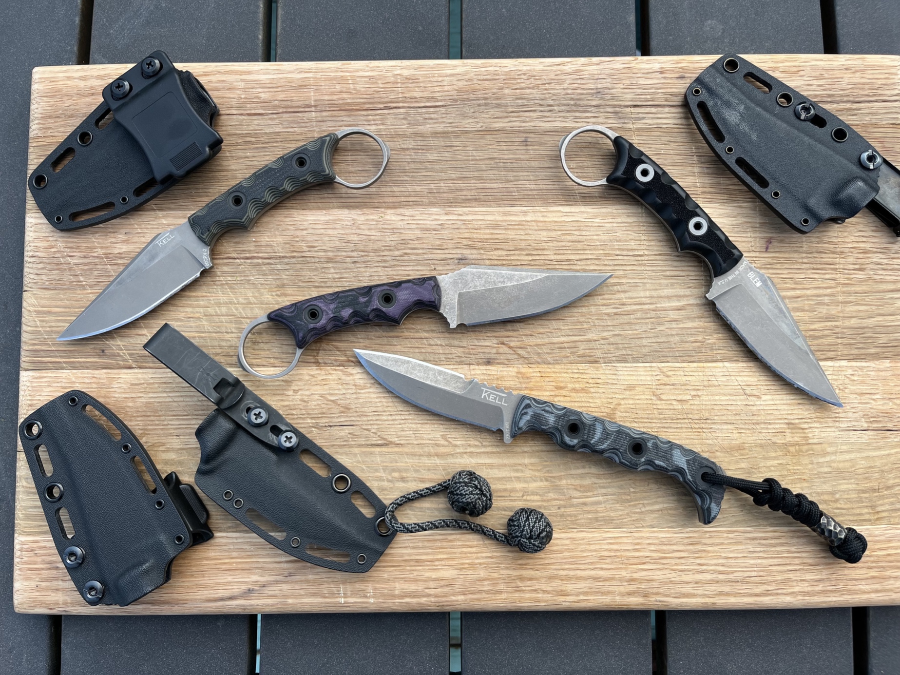 My EDC knives – by Jon