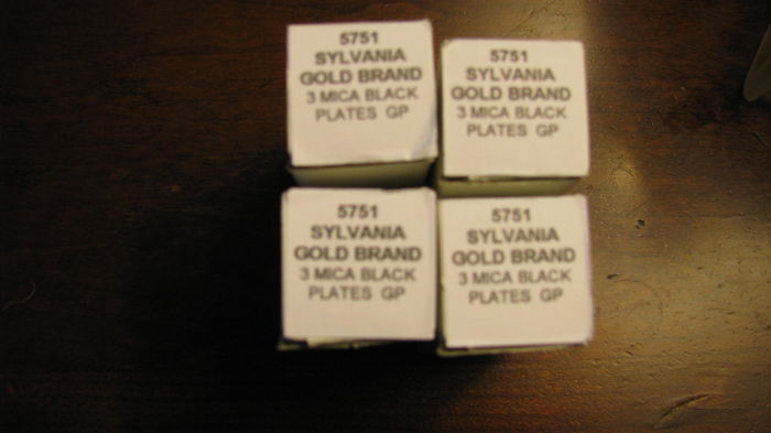 Sylvania 5751 Gold Brand 3-Mica Black Plates