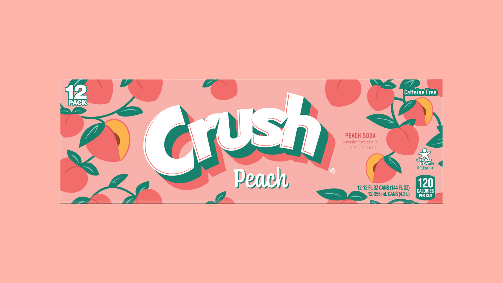 Crush Soda S Refreshingly Fun New Look Dieline Design Branding Packaging Inspiration