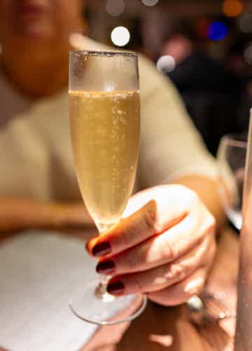 Purchase drinks from the bar