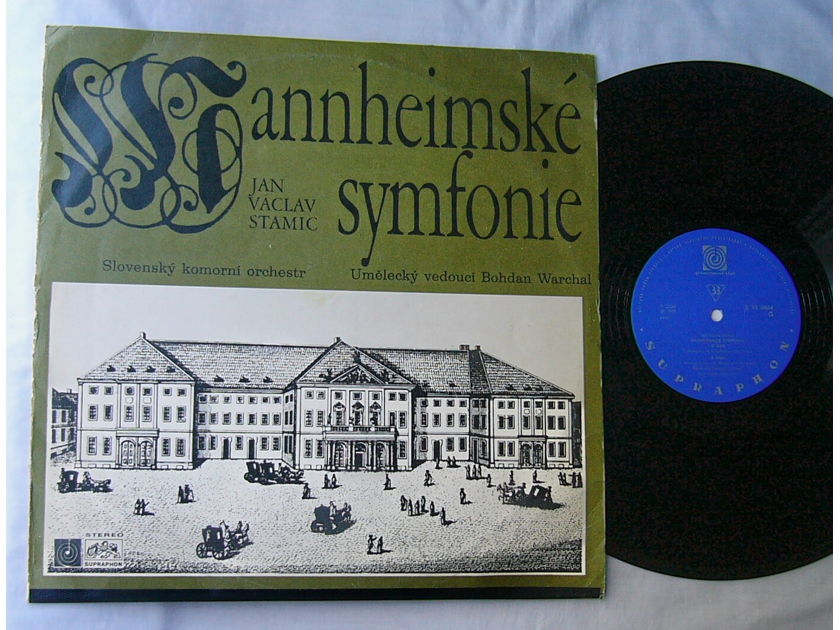 JAN VACLAV STAMIC LP-- - STAMITZ--MANNHEIM SYMPHONY -MEGA rare 1969 album--Supraphon MONO