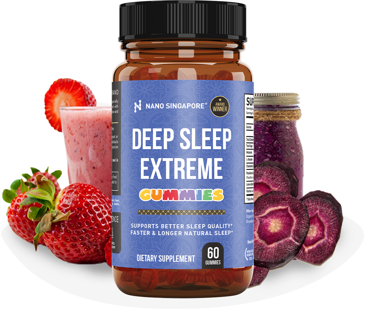 A bottle of the best melatonin supplement singapore