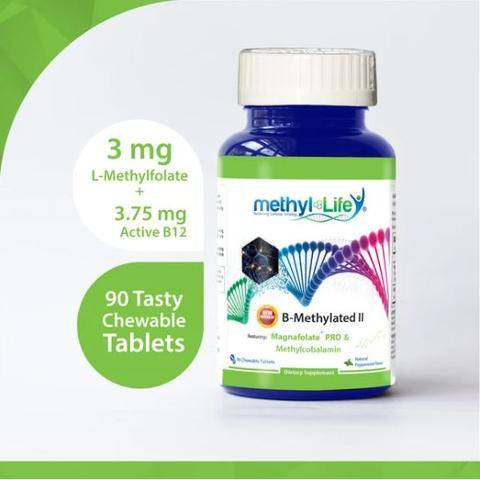 3 mg L-Methylfolate + 3.75 mg Active B12 supplement for sale