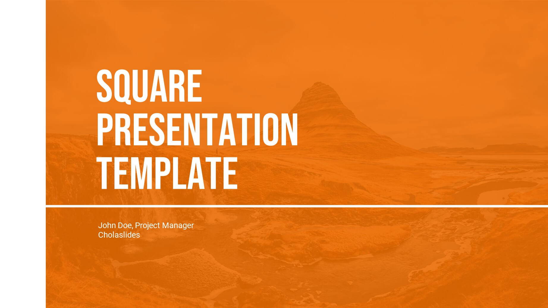 Modern X Consulting Firm Proposal Presentation Template Title Page