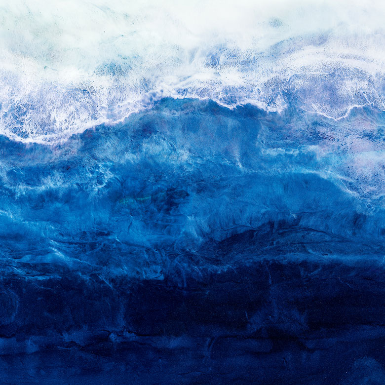 Blue Deep Sea Wallpaper Mural pattern image