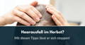 haarausfall herbst