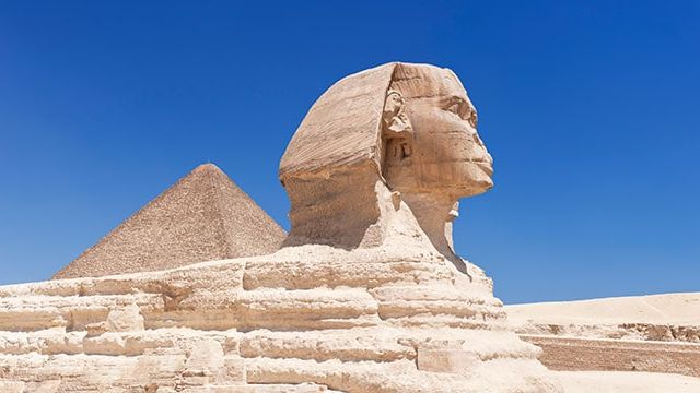 The Great Pyramid & Sphinx, Giza Necropolis, Egypt