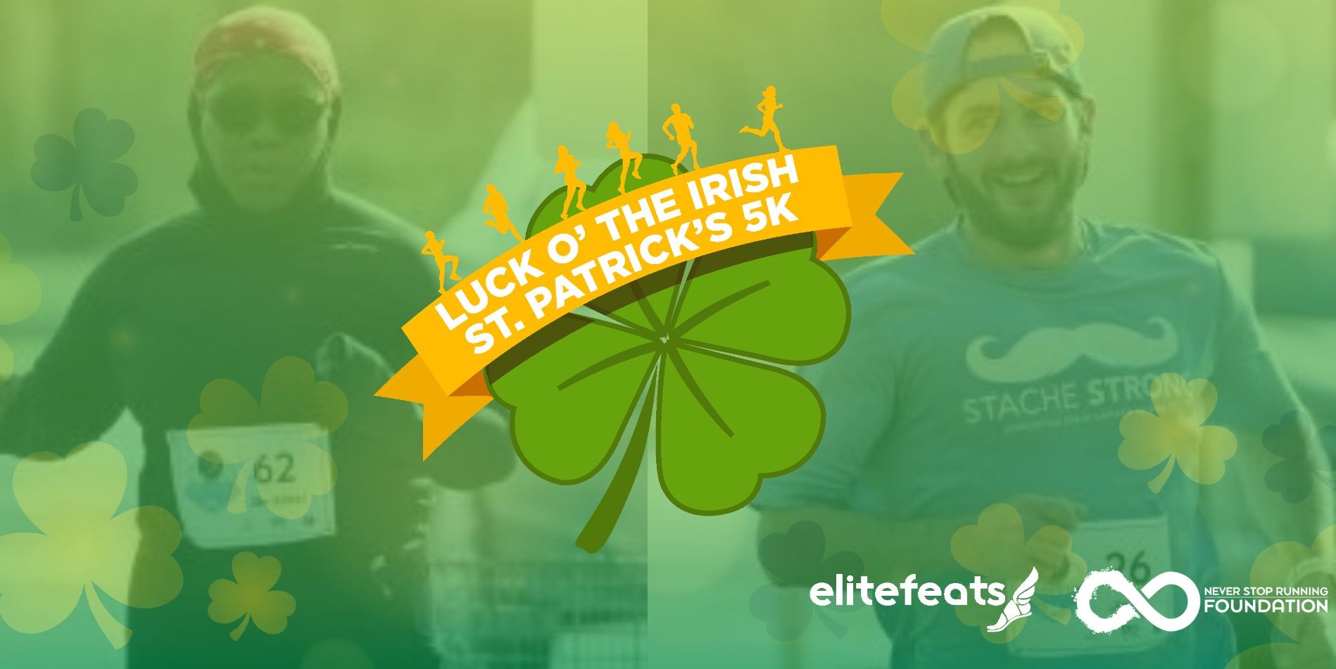 Luck o' the Irish St. Patrick's 5K Run/Walk & FREE Kiddie Fun Run promotional image
