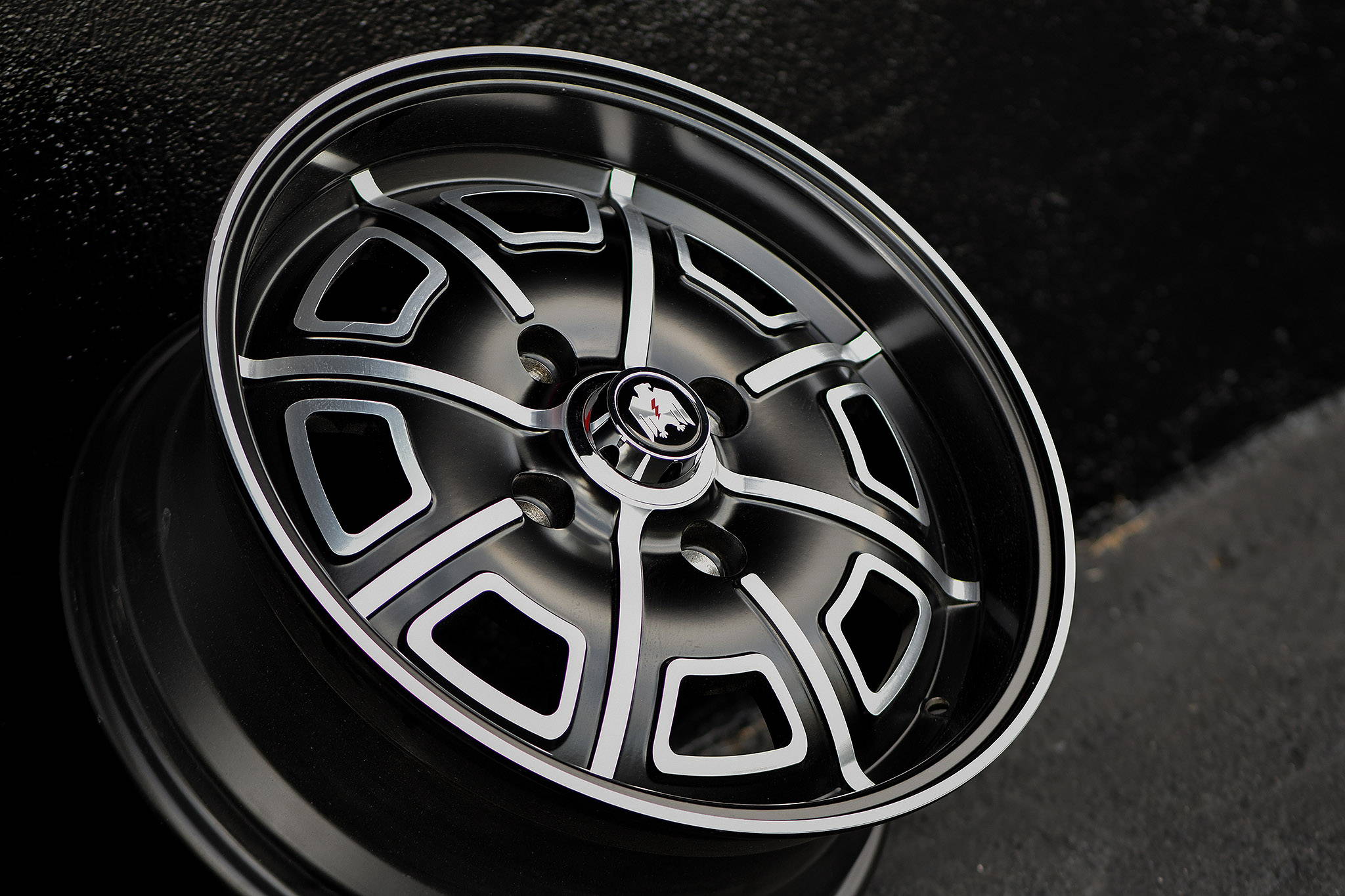 satin black machined spokes klassik rader pedrini wheels