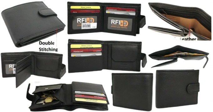 Quality Full Grain Cow Hide Leather Wallet Style 11021